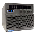 Wine cooling unit front panel with perforated grille and digital temperature display