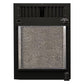 Wine cooling unit rear/side panel with wire mesh filter and vent fan cover