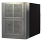 Wine cooling unit with vented grille panels and open side service bay.