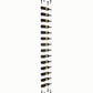 14-bottle wine rack with black holders and two top mounting posts