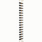 16-bottle wine rack holding multiple bottles on wall-mounted rails with end support posts