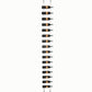 16-bottle wall-mounted wine rack with bottle cradles and light metal mounting posts