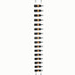 16-bottle wine rack with black bottle cradles and metal rails for wall mounting