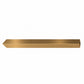 Floating frame bridge in golden bronze finish