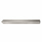 Floating frame bridge in brushed nickel finish
