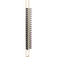 Wall-mounted floating wine rack kit with bronze-gold metal frame and bottle holders