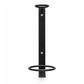 Black wall bottle perch with two circular rings and mounting screws, no bottle
