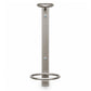 Silver wall bottle perch with two circular rings and mounting bracket, no bottle