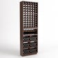 Wood wine bottle rack with 6 columns and built-in bottle storage cubbies