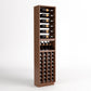 Free-standing wine storage rack with 4-column layout, bottle shelf, and cubby wine holders