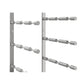Wine bottle pin flex rack frame with metal pins for holding bottles