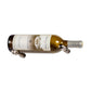 Wine bottle holder pins with gunmetal curved prongs on a wine bottle