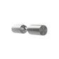 Wine bottle holder pins, two-piece gunmetal set with cylindrical ends