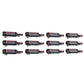 Wine bottle rack grid with 12 dark bottles in a 4x3 arrangement