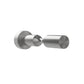 Wine bottle display pin, gunmetal finish with circular wall mount