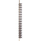 Single-sided wine bottle rail system with bottle holders on a vertical post
