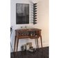 9-bottle wall wine rail rack with dark gray rails holding wine bottles