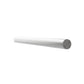 Wine bottle rail wall mount with one light silver arm and round end cap