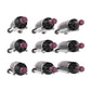 3x3 wine bottle rail set of nine black bottle holders