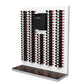 Through-wall wine cellar cooling system with dense bottle cooling tubing panel
