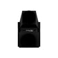 Black wine cellar cooling system unit with dual round fan outlets and front label