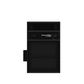 Black Extreme 8000 wine cellar cooling unit with front mesh panel and side mount