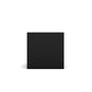Mini ceiling mount split ductless cooling system, black square housing