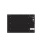 Black OMEGA condenser housing with rear mounting holes and control-side label panel