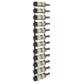4FT wall wine rack holding 12 wine bottles in individual slots