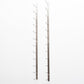 4FT wall wine rack mounting rails with metal hooks
