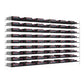 4 ft wine bottle tower rack with matte black frame and stacked rows of wine bottles