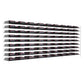 4 ft wine bottle tower rack with chrome frame and stocked horizontal bottle rails