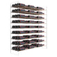 4 ft Evolution Series wine tower with multiple horizontal racks holding wine bottles
