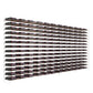 6 ft wine tower display rack with black frame, acrylic sides, and bottle rows