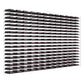 Matte black wine bottle display rack showing multiple levels of bottle storage