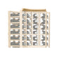 Curved corner rack with crown molding, light wheat wood frame and circular cutouts