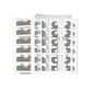 Curved corner rack crown molding, bright white frame with decorative top strip