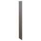 Gray pre-cut filler wood panel with vertical grain and straight edges