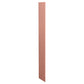 12 inch wood filler panel, light reddish-brown stained finish, straight long edge