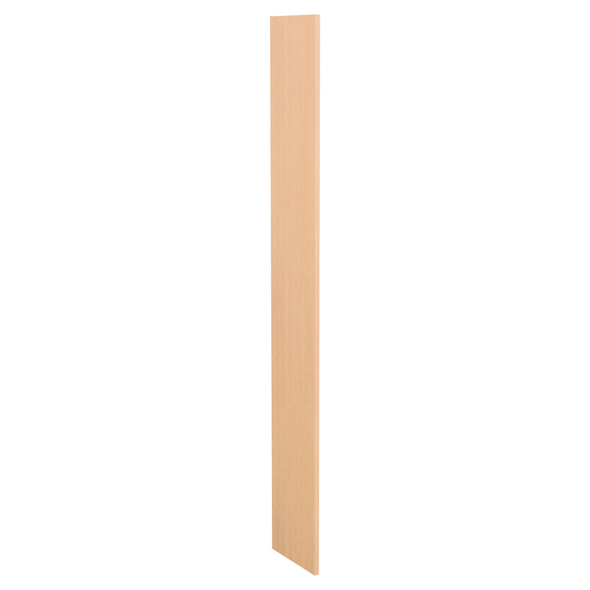 12-inch pre-cut filler wood panel, pale orange wood strip with straight sides