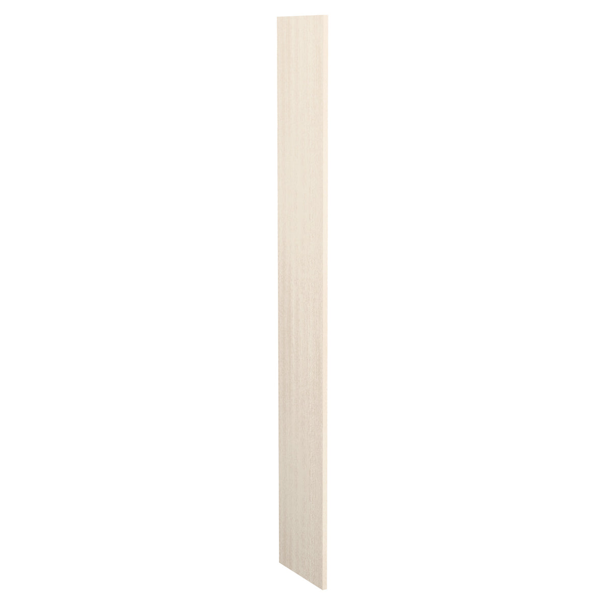 12-inch pre-cut filler wood panel, off-white wood strip with straight edges