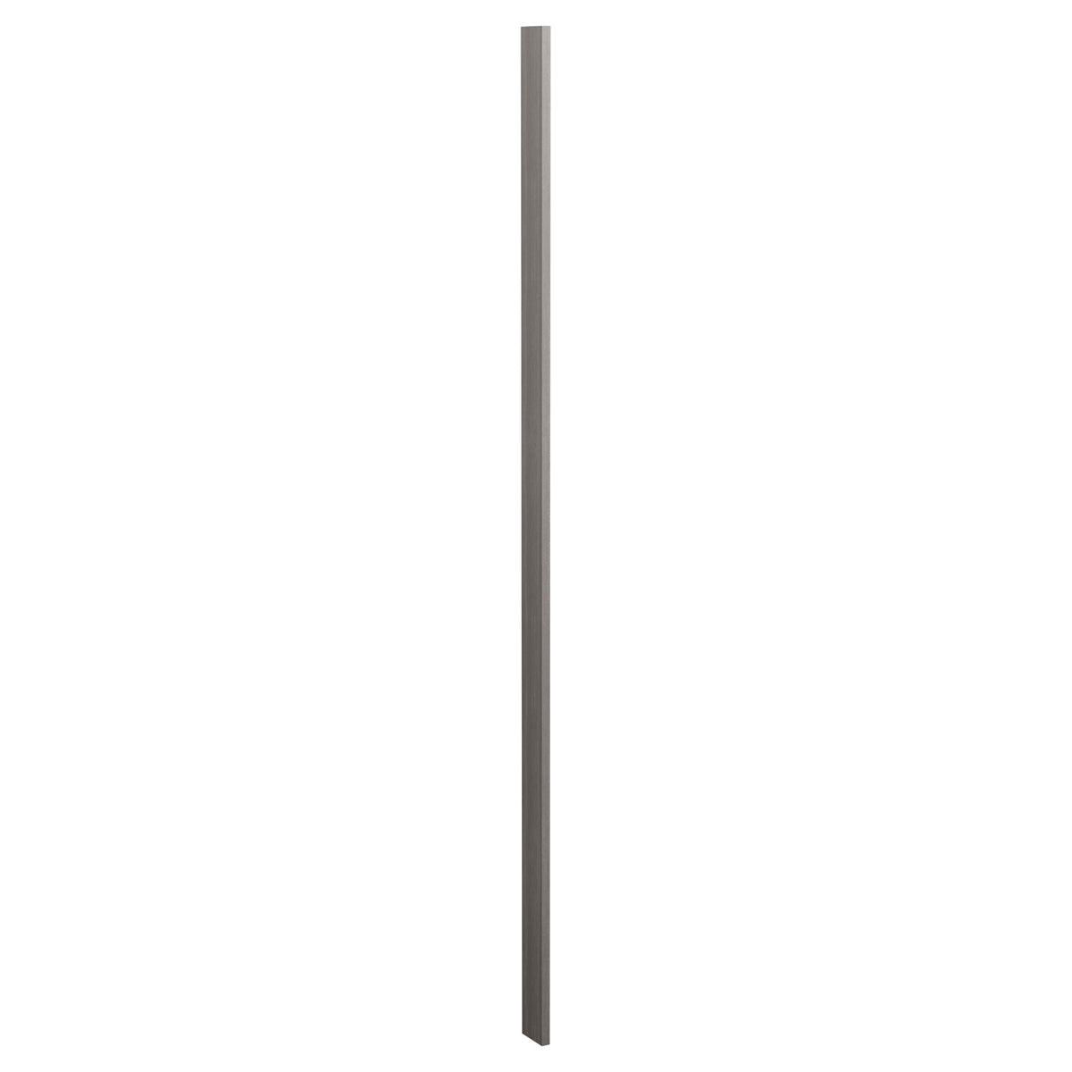 3-inch pre-cut wood filler panel, dark gray stain