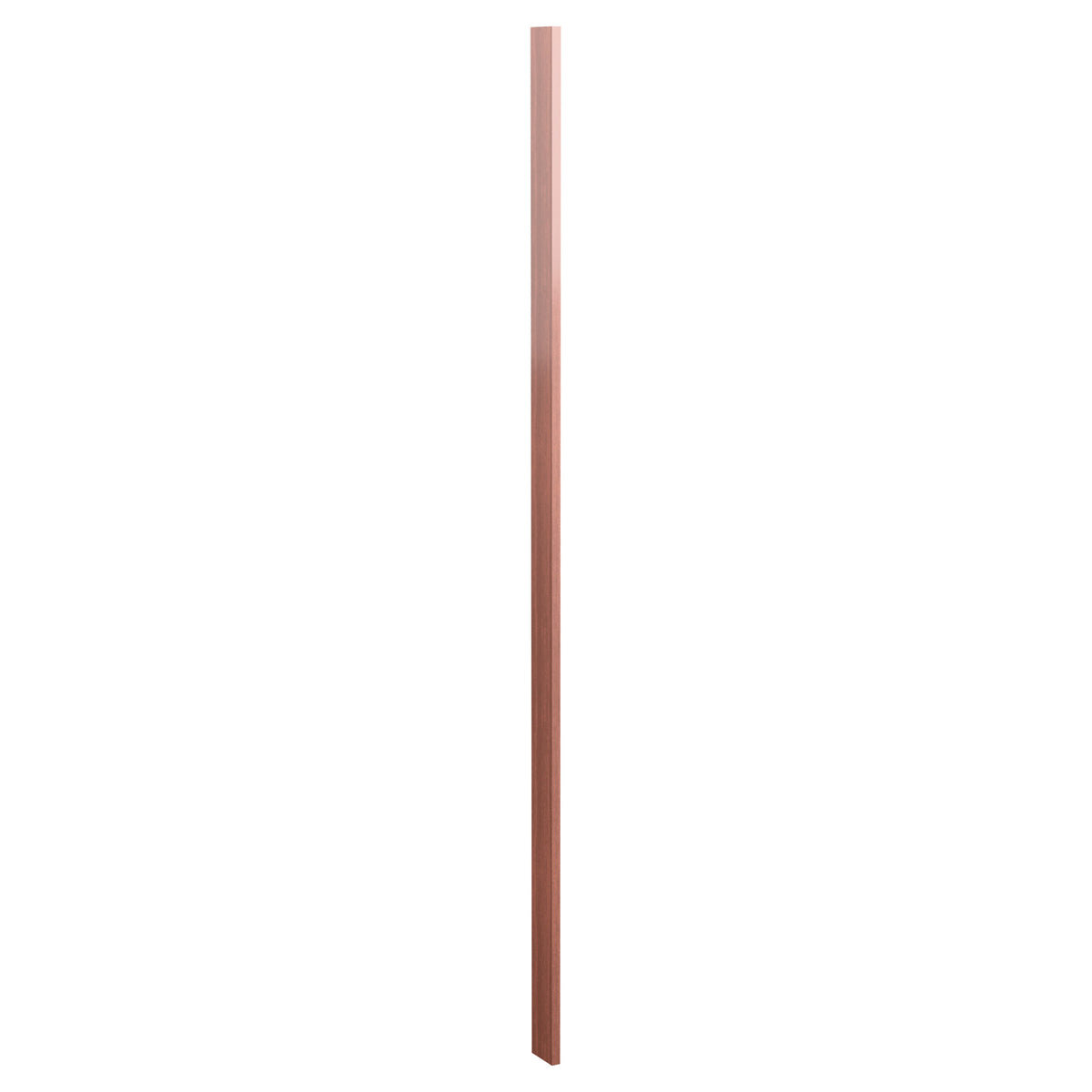 3-inch pre-cut wood filler panel, warm brown stain