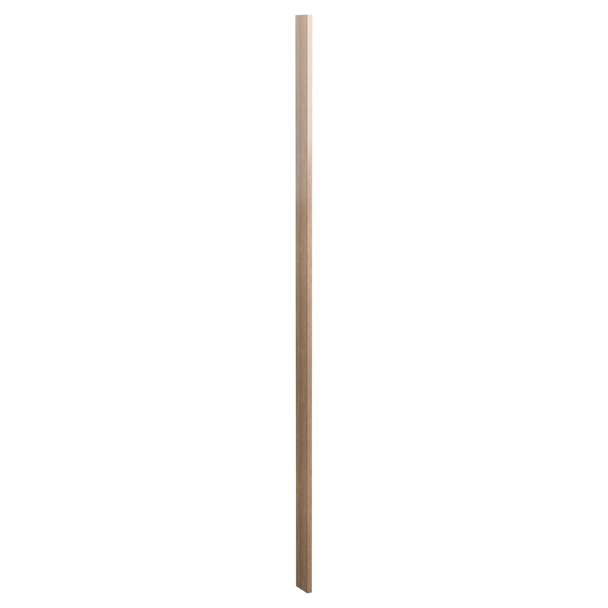 3-inch pre-cut wood filler panel, medium brown stain