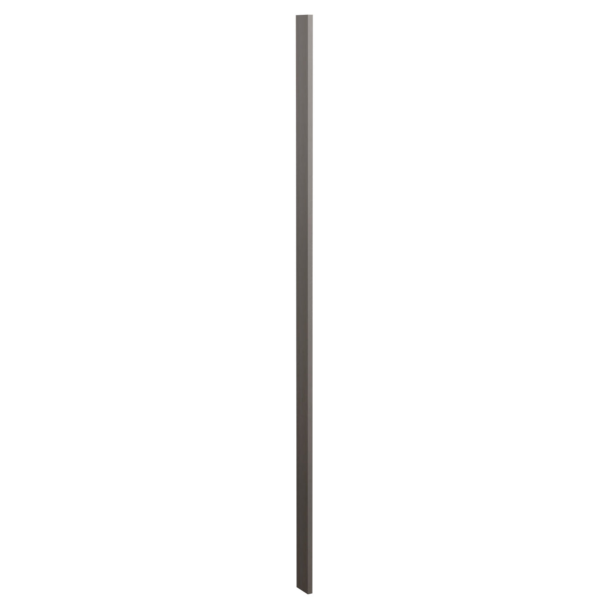 3-inch pre-cut wood filler panel, dark gray stain