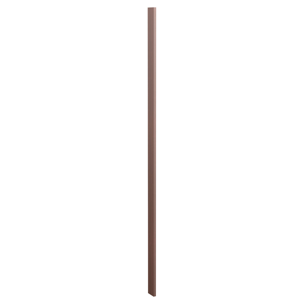 3-inch filler wood panel strip, dark brown stained wood