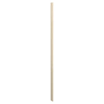 3-inch wood filler strip, pale light wood color with grain