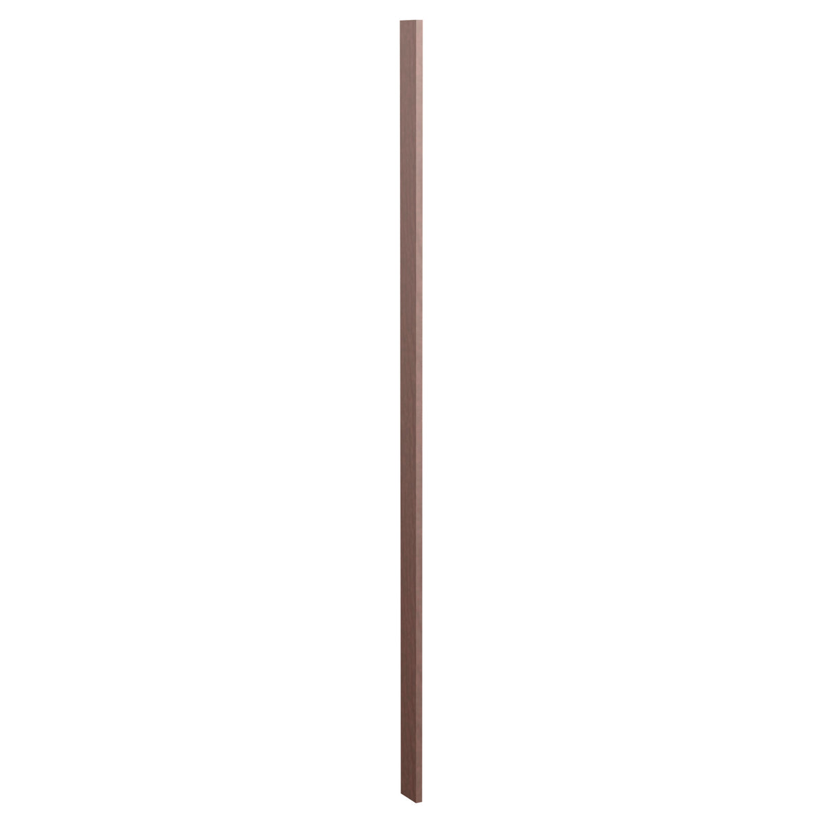 3-inch wood filler strip, dark brown wood color
