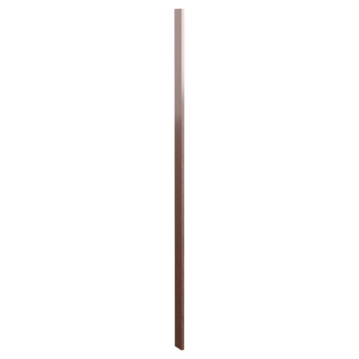 3-inch wood filler strip, warm medium brown wood tone