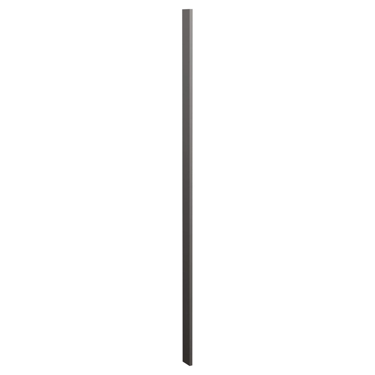 3-inch pre-cut filler wood panel, charcoal gray finish